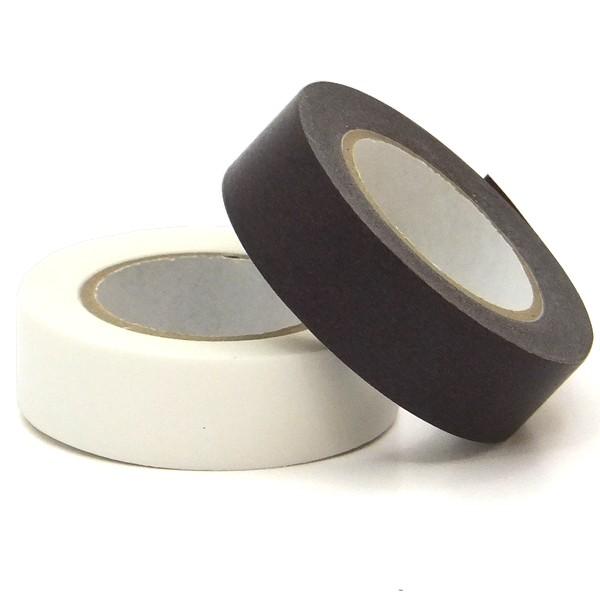 マスキングテープ 無地 ダークブラウン ホワイト 100円 １00均 可愛い ラッピング デコレーション シール Buyee Buyee 日本の通販商品 オークションの代理入札 代理購入