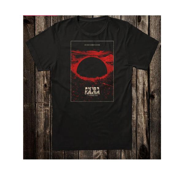 【型番：MOV-24】 AKIRA  アニメ 映画 金田 鉄雄 バイク 爆風 赤 Tシャツ 半袖 各サイズ