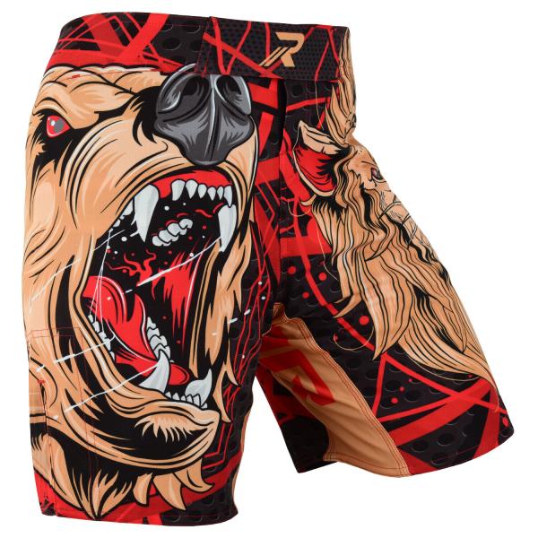 PNT-27 総合格闘技 UFC ムエタイ ファイトパンツ トランクス キックボクシング 熊 各size
