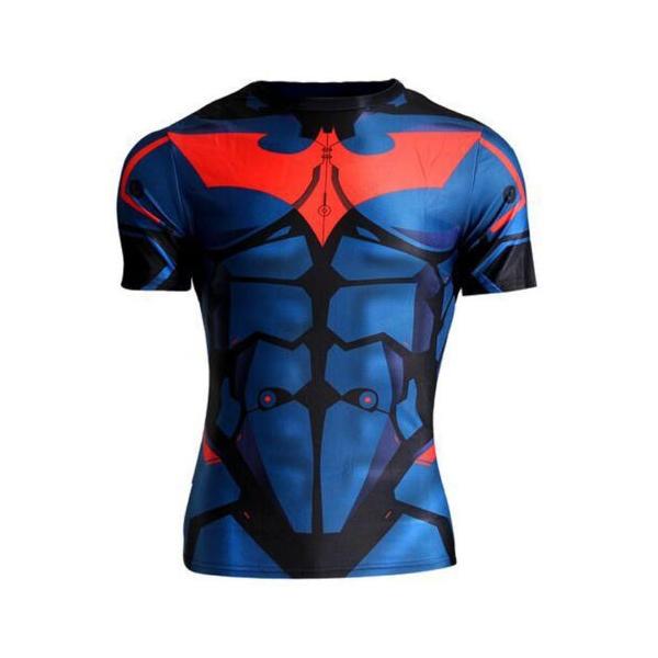 【型番：UDW-301】 バットマン4 格闘技 インナー 筋トレ アンダーウエア Tシャツ 各size