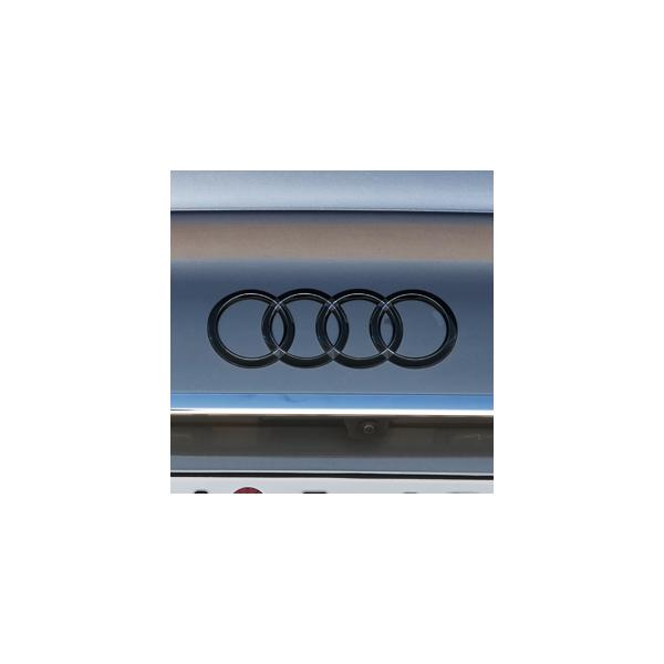 アウディ(Audi) 純正 4リングブラック エンブレム  アバント リヤ A4 Avant (8W) A4 allroad quattro (8W) S4 A
