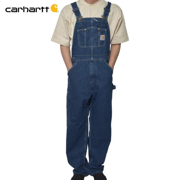 Carhartt カーハート R07 Washed Denim Bib Overalls Darkstone