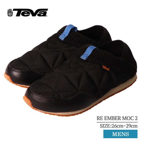 (RSL) テバ TEVA 1125472 RE EMBER MOC リエンバーモック シューズ メンズ スリッポン スニーカー ローカット 靴 紳士靴 軽量 2way ブラック プラザトープ