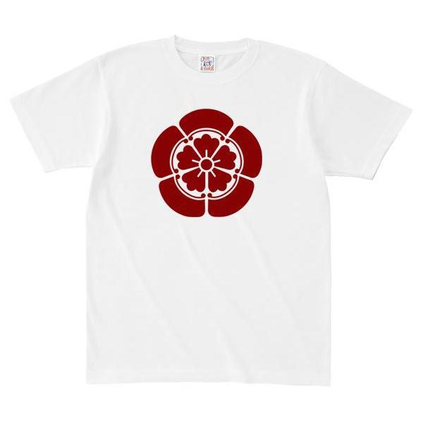 家紋、色を選んで1枚から作れる 家紋Tシャツ ホワイトBigサイズ（XXL