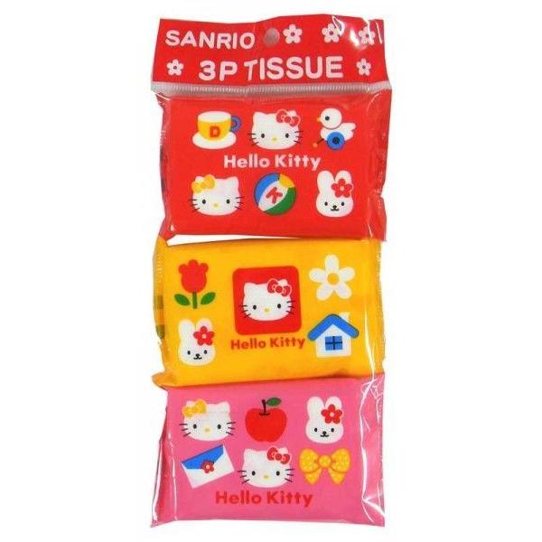 サンリオ ポケットティッシュ ハローキティ グッズ 3個パック 12パック