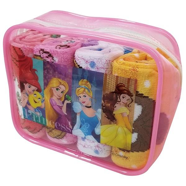 ディズニープリンセス ポーチ入ソックス4ｐセット 1組から販売 Y E デライトベース 通販 Yahoo ショッピング