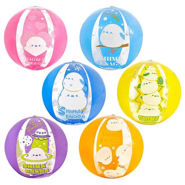 子供 景品 シマエナガ ビーチボール 6ヶ1セット プール 海水浴