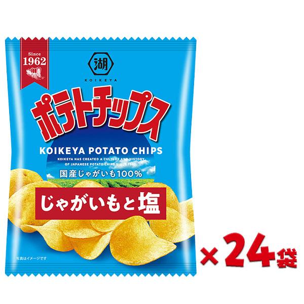 湖池屋（コイケヤ） 子供 景品 ポテトチップス じゃがいもと塩 小袋 24