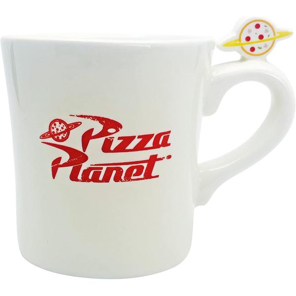 Pizza Planetピザプラネットマグカップ フィギュア付きピザプラネットをイメージして作成したアメリカンなマグカップです。 プレゼント・ギフトに向いています。商品サイズ:約12×8.5×10cm 容量:約270ml素材:磁器(c)Di...