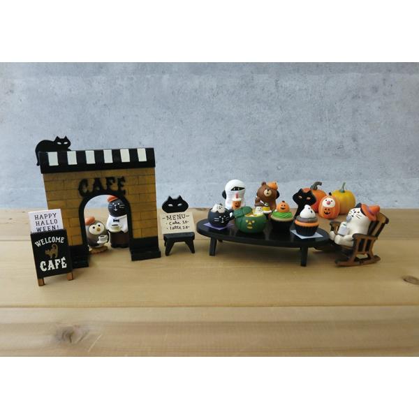 デコレ ハロウィン 黒猫カフェセット マスコット フード デコレ ハロウィン 黒猫カフェセット マスコット フード