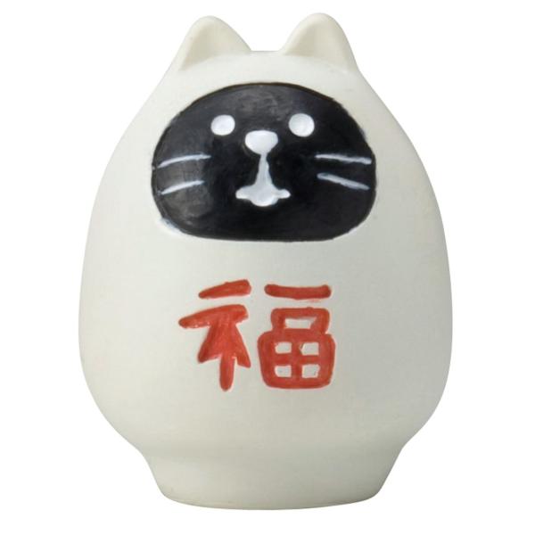 concombre 福ねこだるま 黒猫 ダルマ 招き猫 ネコ DECOLE デコレ