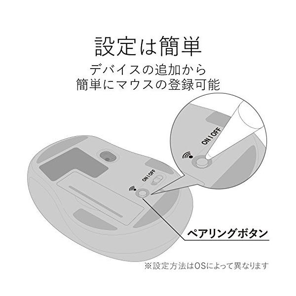 エレコム ワイヤレスマウス Bluetooth接続 Blueled グレー M Bt18bbgy 3ボタン Mサイズ 40 Offの激安セール