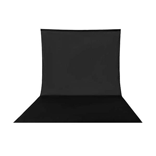 Utebit 撮影用 バックグラウンド 3 X 3 6 Cm 背景布 黒 布 100 綿