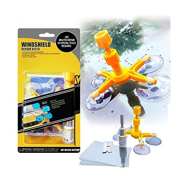 Yoohe ひび割れ 補修 フロントガラス リペア キット 飛び石 傷 修理 穴埋め 修復 Boisewomenrun Com