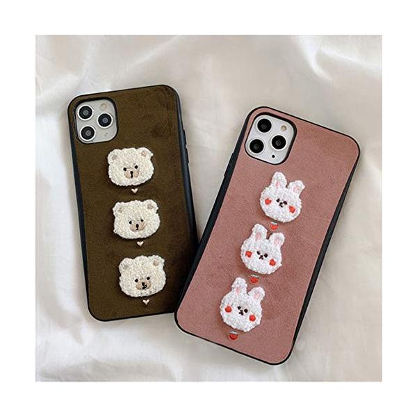 Mayababy ケース Iphone Xr スマホケース 耐衝撃 3d刺繍 可 い ソフトケース 動物 小熊 うさぎ アイ Tpu X 奉呈