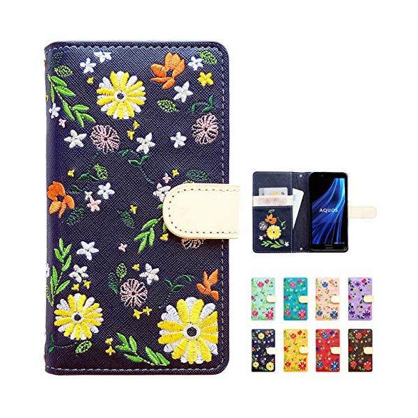 市販 Iphone 11 ちょいヌメ花刺繍 手帳型 ケース カバー Iphone11カバー ア Iphone11ケース アイフォン 内側黒tpu Iphone11