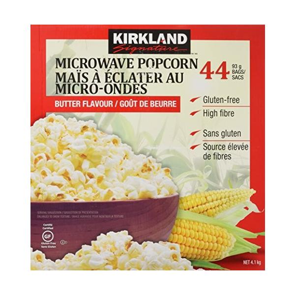 Kirkland カークランド シグネチャー 44袋 4 1kg 電子レンジ用ポップコーン 国内正規品