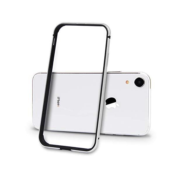 Imikoko 買物 Iphonexr ケース アルミバンパー スリム 軽量 おしゃれ 電波影響無し アイフ 高級感 バンパー 衝撃吸収