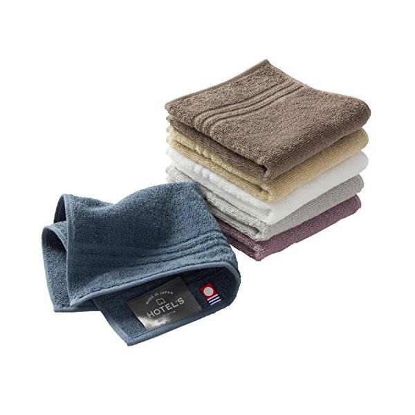 Hiorie ヒオリエ 今治タオル 認定 Hotel S ホテルズ ハンカチタオル 6枚セット アソートメント6色