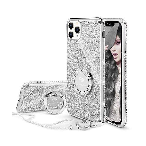 Ocyclone Iphone 11 Pro 即納送料無料 Max ケース リング 付きキラキラ 人気女性女子 かわいい ラインストーン ストラップ おしゃれ