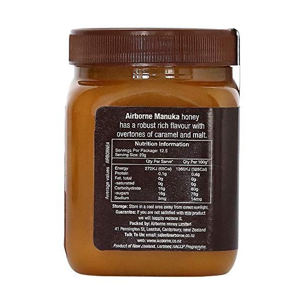 エアボーン マヌカハニー お金を節約 250g 70 ニュージーランド産 天然 蜂蜜 濃厚 はちみつ