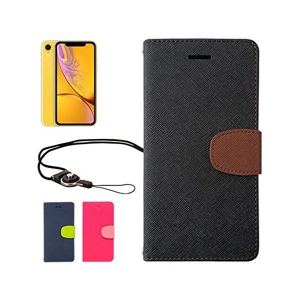 超人気 専門店 Shizuka Will Apple Iphonexr 専用 手帳型 ケース 2wayワンタッチ着脱ストラップ付 カード収納あり アイフ カバー