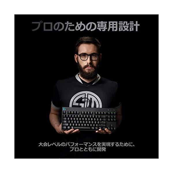 Logicool G Pro X ゲーミングキーボード テンキーレス 着脱式ケ 日本語配列 クリッキースイッチ Rgb G Pkb 002 日本限定 ブラック