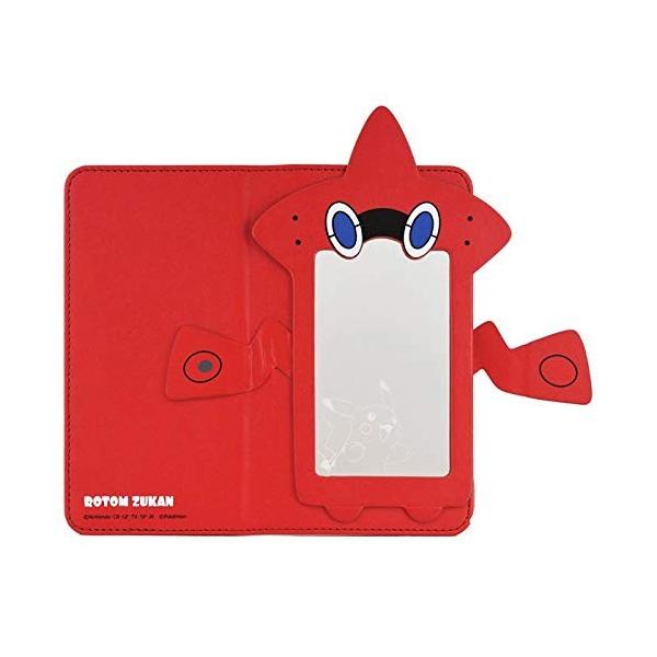 多機種対応 ポケットモンスター ロトム図鑑 ダイカット 手帳型ケース キャラクタ マルチケース 手帳型 送料無料 一部地域を除く ケース