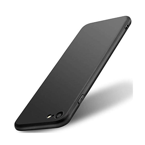 Amfilwac 贈呈 Iphone6 ケース Iphone6s 超薄型ブラックカバー 耐衝撃 擦り傷防止 スマホtpuシリコンカバー 全面保護