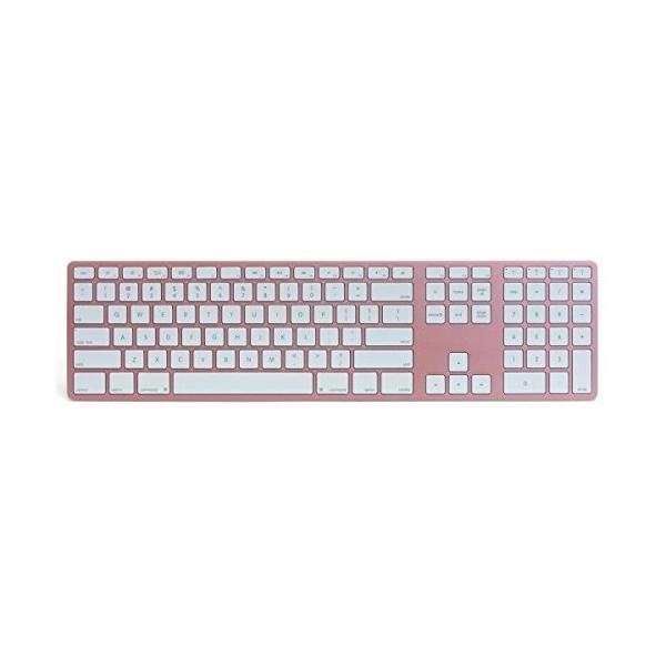Matias Wireless Aluminum Keyboard Bluetooth3 0 Mac配列 英語版 ピンクゴールド ホワイト 登場大人気アイテム マルチペアリング4台 Fk418btrg