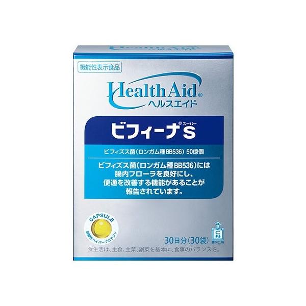 週末限定タイムセール 森下仁丹 ヘルスエイド ビフィーナｓ スーパー ３０日分 機能性表示食品 ビフィズス菌 乳酸菌