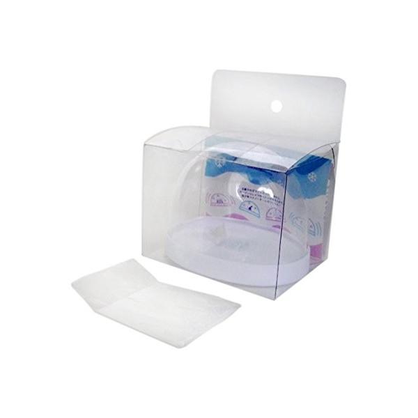 スノードーム自作キット プラ製 白だ円型 パウダー付 Indicare Co In