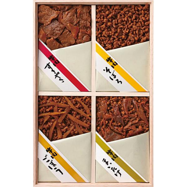 ※当店では、特別にご指示（備考欄等）がない場合には「内のし」にてご準備いたします。※ご自宅にお届けの場合、発送用段ボールは再利用させて頂いております。予めご了承ください。内容量：●牛肉すきやき５０┣ｇ┫・牛肉そぼろ５０┣ｇ┫・牛肉まいたけ５...