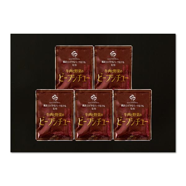 ソテーオニオンの旨味とトマトペーストの優しい酸味や赤ワインの風味が引き立てるソースに、大き目にカットした具材を合わせた奥深い味わいのビーフシチューです。商品内容170g×5商品サイズ：約265×230×84型番：RBS-5温度帯：常温賞味期...