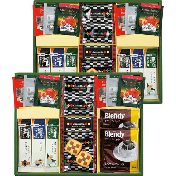 ※注意※ 2024年7月1日中のご注文より紙袋が有料になります。ご利用のお客様につきましては別ページにてご購入お願いいたします。内容量：チェスティアクッキー×8・AGFブレンディコーヒー（ドリップ式）7g×2・紅茶（アールグレイ・ブレックフ...