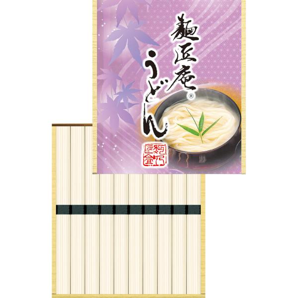 なめらかな喉越しとコシの強さが特徴の麺匠庵うどんです。商品内容うどん50g×10束  【小麦】商品サイズ：箱205×180×25mm重量：約550g賞味期限（製造日より）：730日