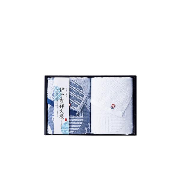 繁盛と長寿を表し縁起が良いとされている文様です。商品内容フェイスタオル×2商品サイズ：箱210×320×50mm重量：約310g材質：綿100%