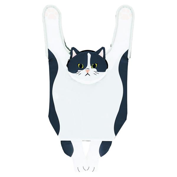 ワンダフルピースぷらんと エコバッグ白黒猫 0765012000 お返し 御礼 感謝 上司 お祝い 景品 品物 新築祝い 結婚内祝い 出産内祝い ご挨拶 引っ越し 引越し 内