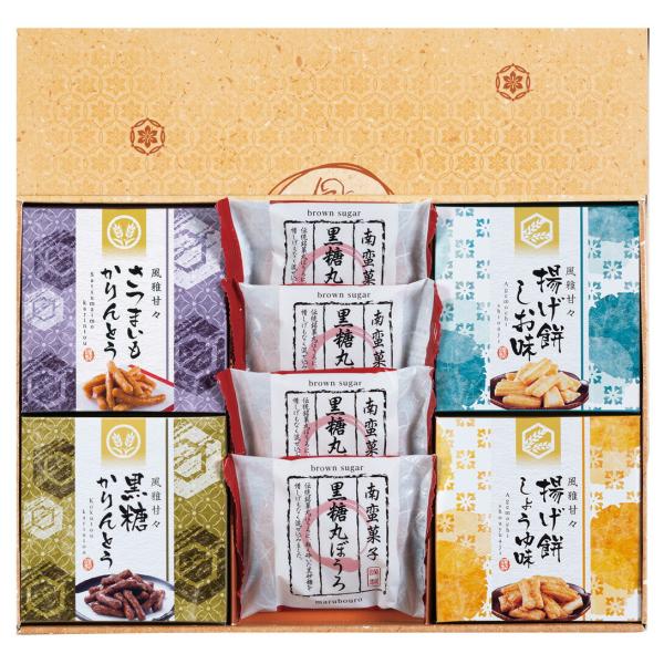 ※注意※ 2024年7月1日中のご注文より紙袋が有料になります。ご利用のお客様につきましては別ページにてご購入お願いいたします。品　番：tri-Y134-025(FB-AE)商品名：風雅甘々 和菓子詰合せ型　番：FB-AE●商品内容：黒糖丸...