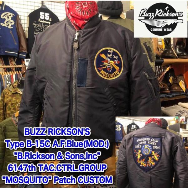 BUZZ RICKSON'S バズリクソンズ Type B-15C A.F.Blue(MOD.) パッチ