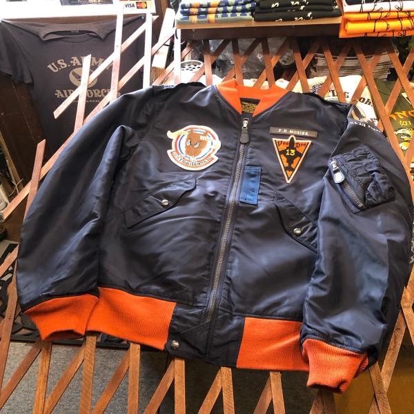 BUZZ RICKSON'S バズリクソンズ Type L-2A ORANGE RIB パッチ BUZZ RICKSON'S バズリクソンズ Type L-2A ORANGE RIB パッチ