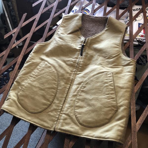 BUZZ RICKSON'S バズリクソンズ VEST, DECK (REVERSIBLE BUZZ RICKSON'S バズリクソンズ VEST, DECK (REVERSIBLE