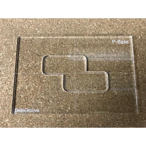 ベース用ピックアップ テンプレートガイド プレシジョンベース プレベ