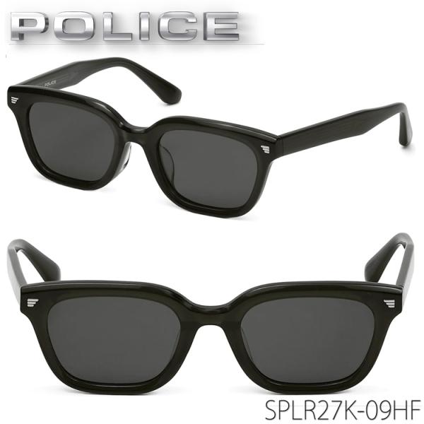 POLICE ポリス サングラス 2025年ニューモデル SPLR27K-09HF 国内正規代理店商品 ウェリントン