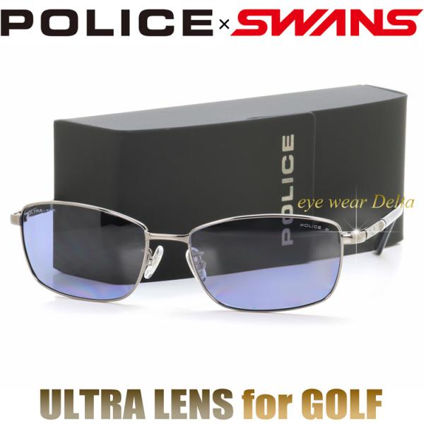 POLICE×SWANS ポリス 偏光サングラス for ゴルフ 2026年モデル SPLT75J-568P 正規代理店商品