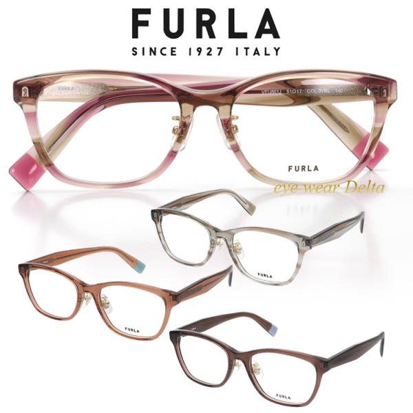 FURLA フルラ メガネフレーム VFU861J ウェリントン 国内正規代理店品
