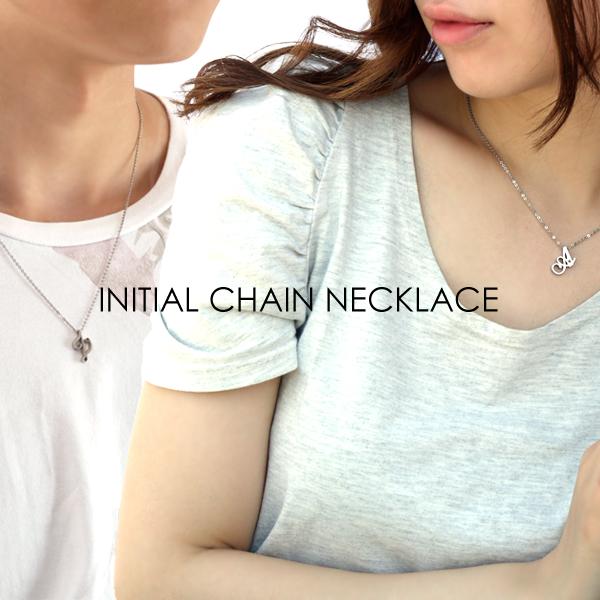 イニシャル チェーン ネックレス シルバーカラー カップルでペアやプレゼントに最適 誕生石 Apz9003 メンズ レディース 単品販売 Deluxe Direct Web Shop 通販 Yahoo ショッピング