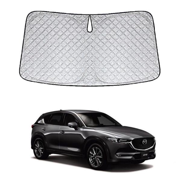 WAIROGA マツダ CX-5 専用フロントサンシェード KFEP KF5P KF2P 2017年2月-現行 車用サンシェードフロントガラ