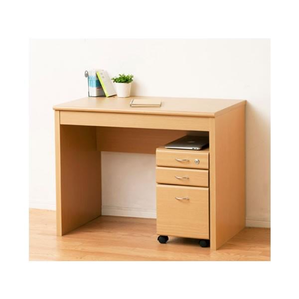 【新品・送料無料】フェイバーデスク９０鍵付（ブラウン／ナチュラル） クロシオ フェイバーデスク90 鍵付 ナチュラル 93104 : Den-Mart