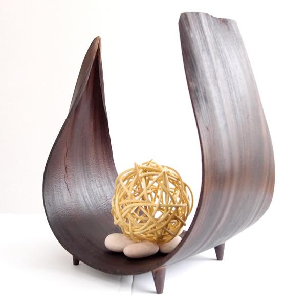 ラタン製ヤシの木置物 ヤシの木 インテリア オブジェ 置物 ヤシの木の